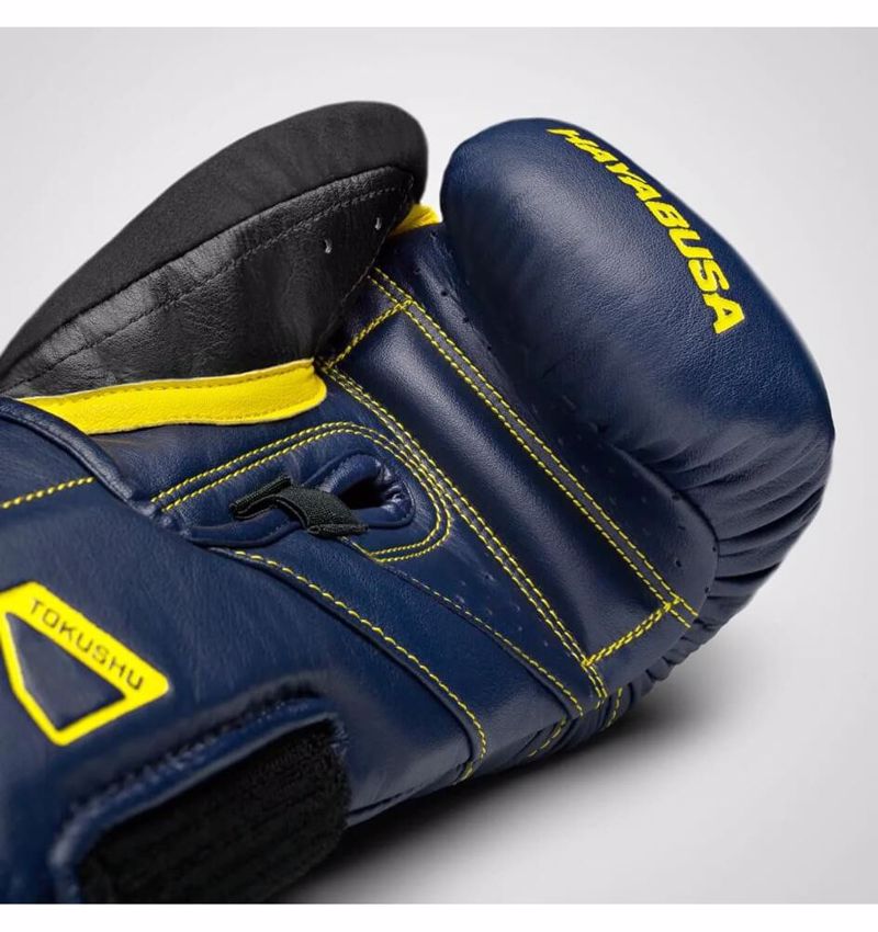 Hayabusa T3 Boxing Gloves -navy/yellow